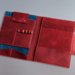 leather superman folder