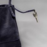 real leather tote