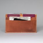 leather 4 passport wallet