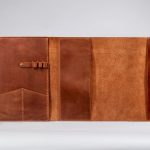 leather workbook